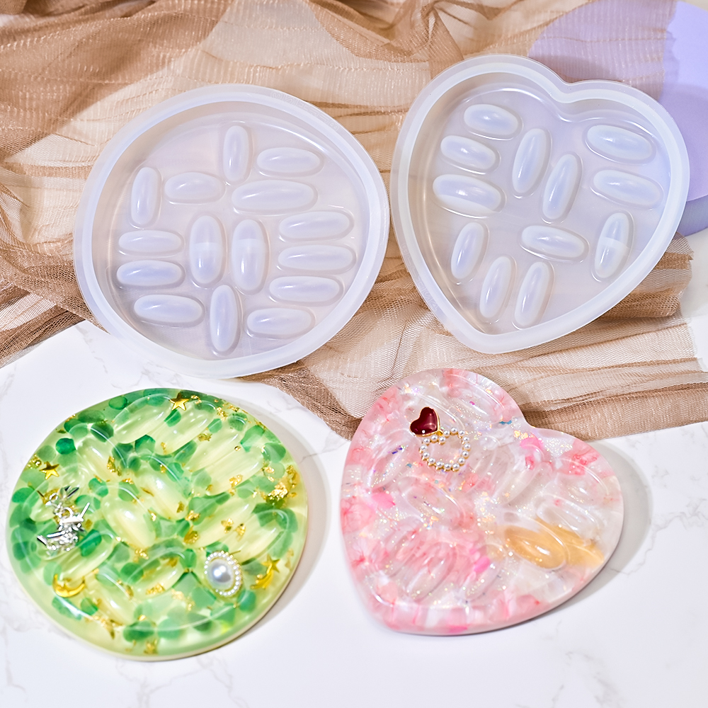 S0150 Love Heart Round Ring St - огляд і ціна Resin Mold Jewelry