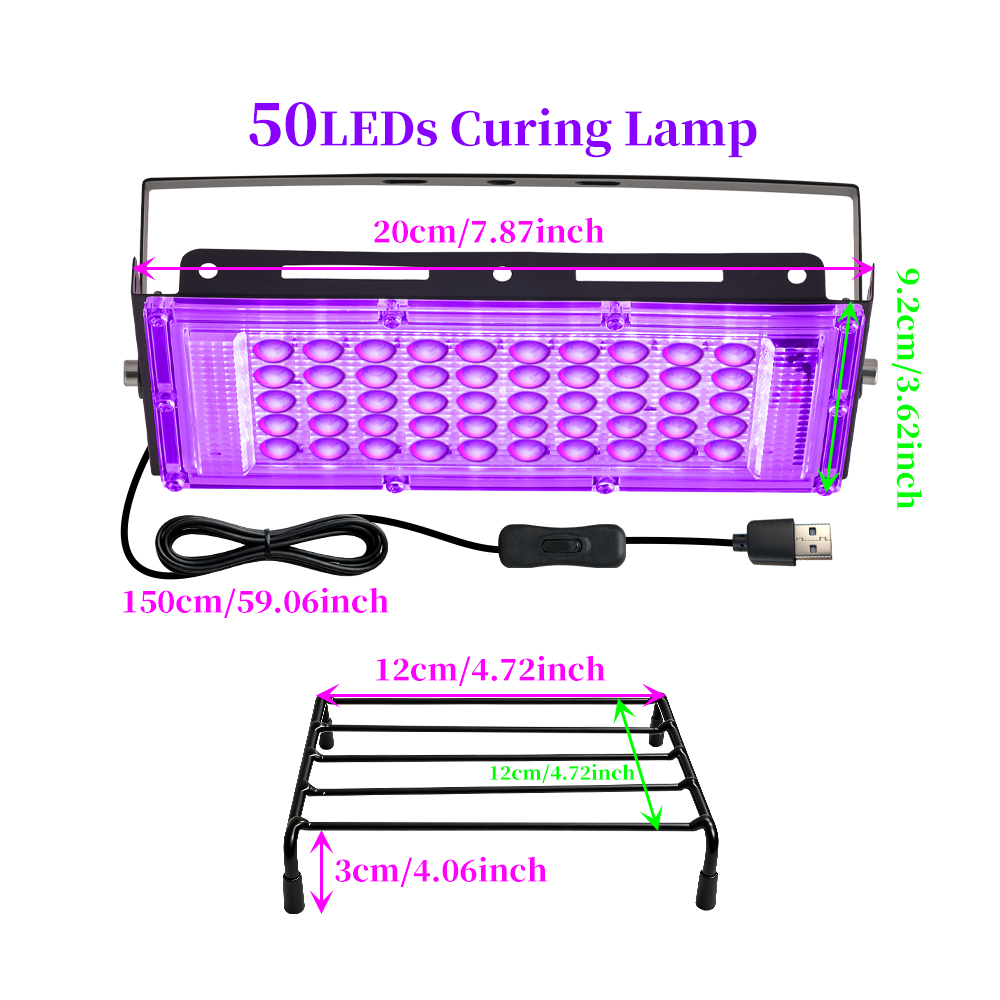 50 LED UV Resin Curing Lamp |  - огляд і ціна Jewelry Making Dc