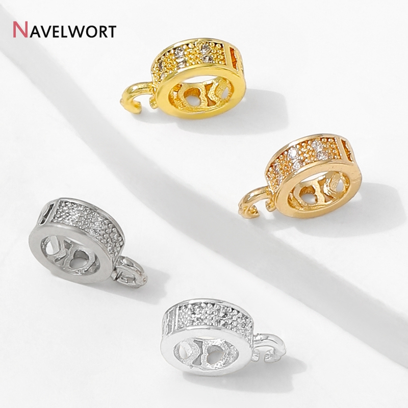 14K Gold Plated Inlaid Zircon  - огляд і ціна Jewelry Making Metal Supplies