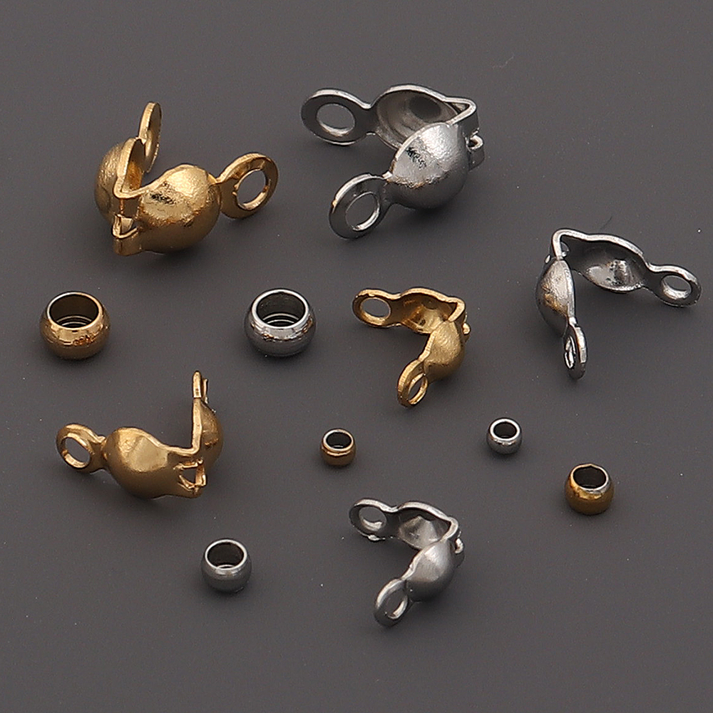 40-200pcs Stainless Steel Conn - огляд і ціна Jewelry Making Metal Supplies