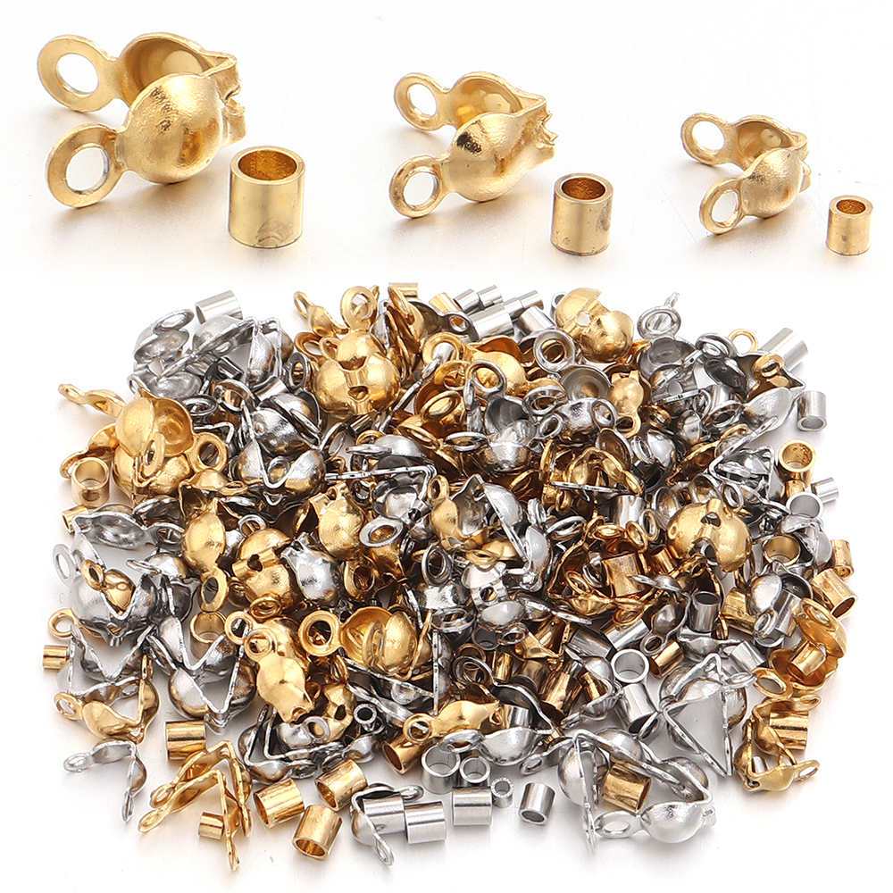 40-200pcs Stainless Steel Conn - огляд і ціна Jewelry Making Metal Supplies