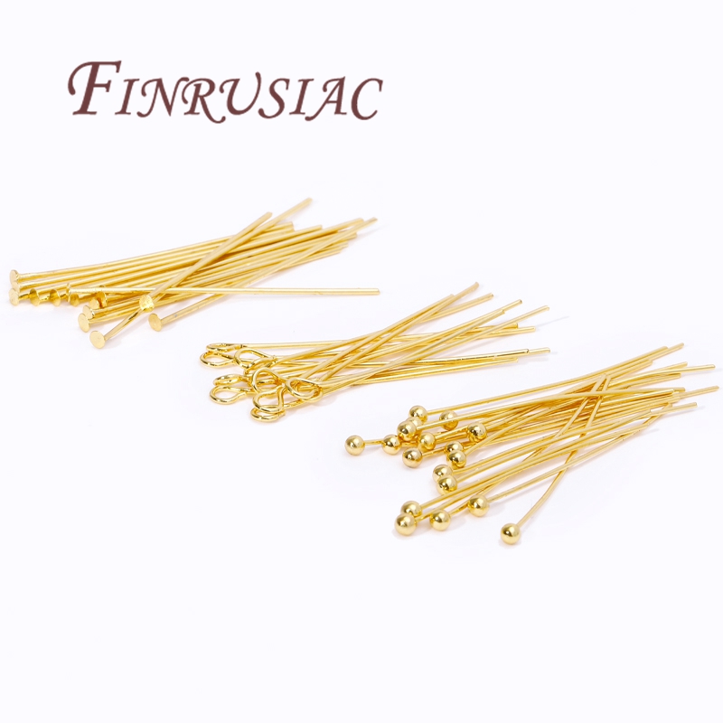 50Pcs 20-50mm Gold Plated Pins - огляд і ціна Jewelry Making Drill