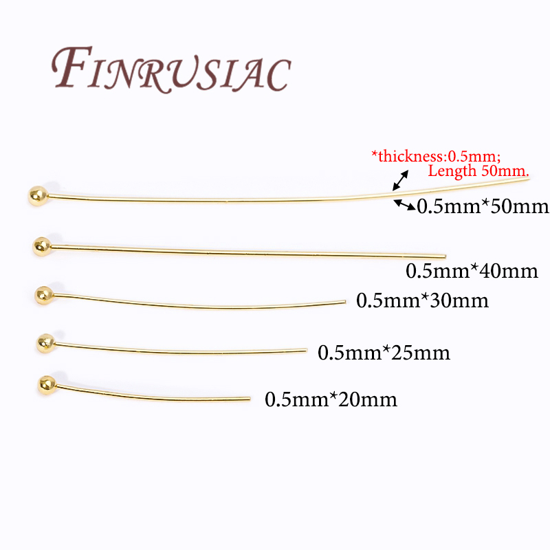 50Pcs 20-50mm Gold Plated Pins - огляд і ціна Jewelry Making Drill