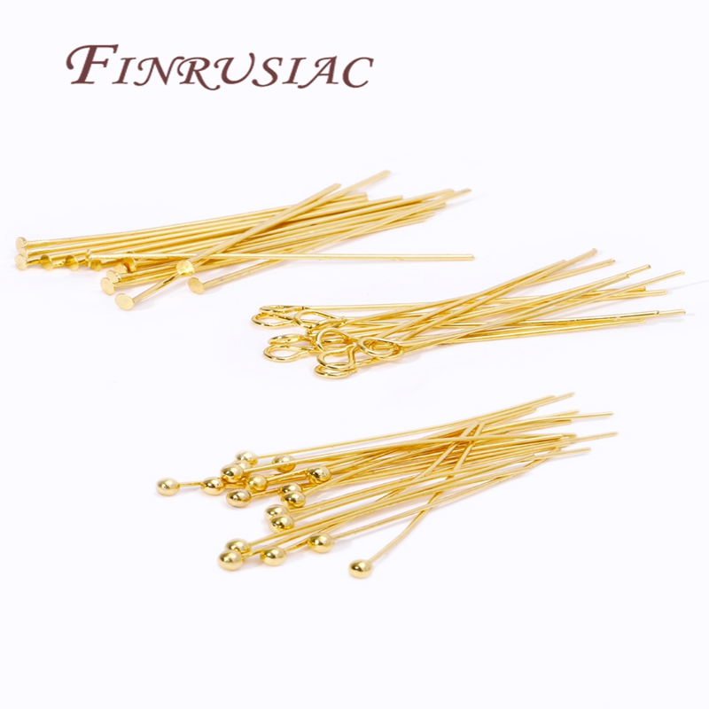50Pcs 20-50mm Gold Plated Pins - огляд і ціна Jewelry Making Drill