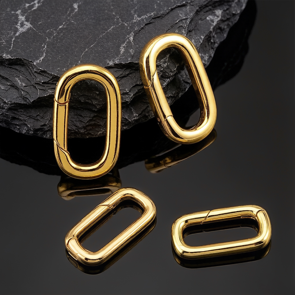 2pcs 18K Gold Plated Filled Ov - огляд і ціна Jewelry Making Necklaces