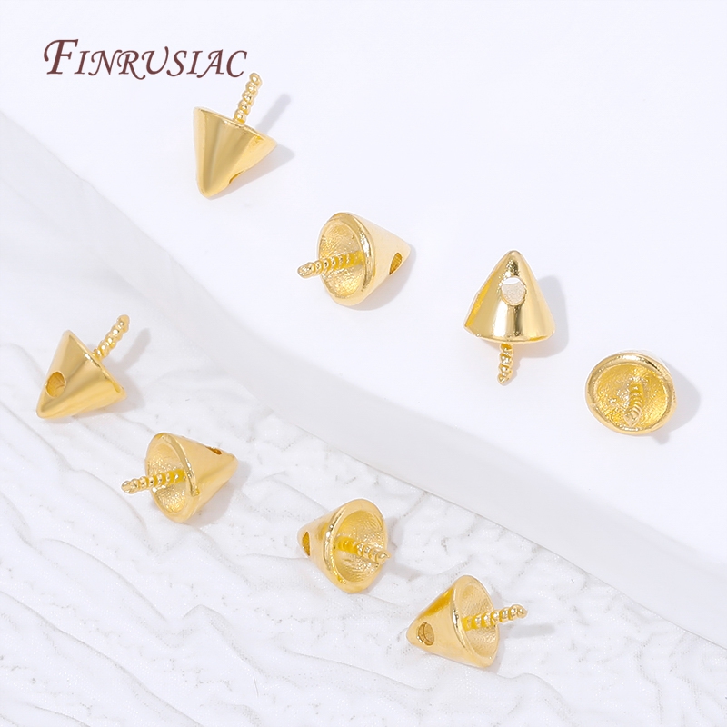 18K Gold Plated Cone Screw Pea - огляд і ціна Jewelry Making Drill