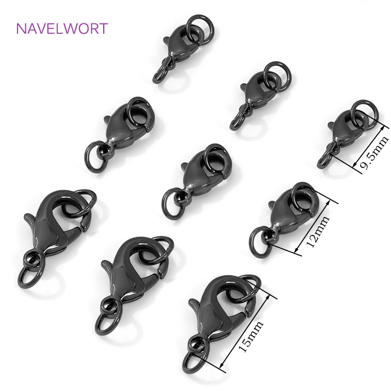 Black Color Brass Lobster Clas - огляд і ціна Jewelry Making Metal Supplies