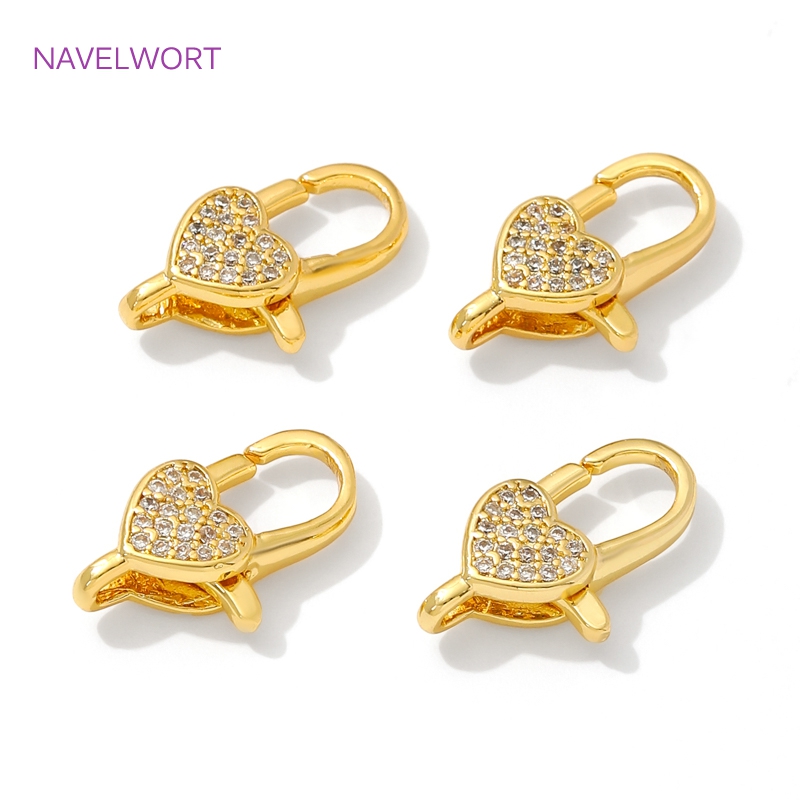 18K Gold Plated Inlaid Zircon  - огляд і ціна Jewelry Making Metal Supplies