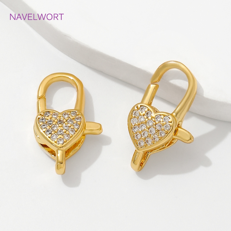 18K Gold Plated Inlaid Zircon  - огляд і ціна Jewelry Making Metal Supplies