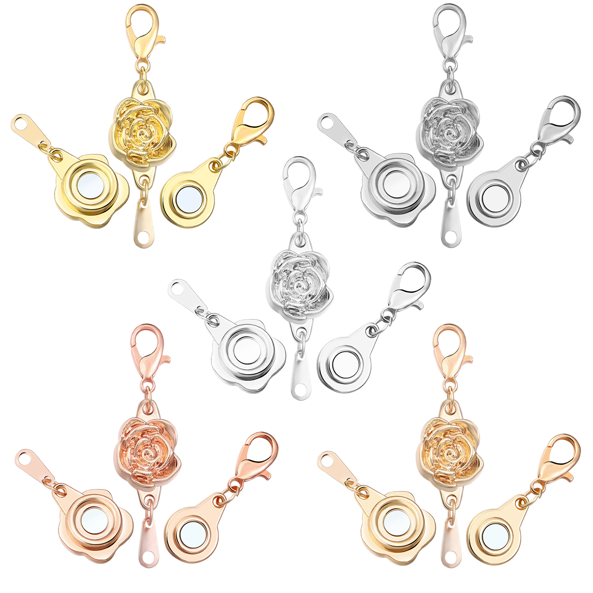 5pcs/lot Strong Magnetic Clasp - огляд і ціна Jewelry Making Necklaces